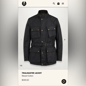 Men’s Bellstaff jacket size 40 dark navy New with tags OBO!!